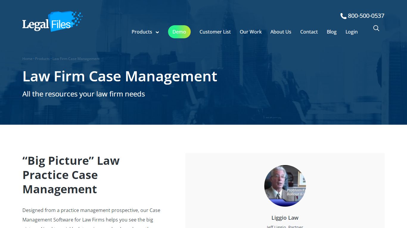 Law Firm Case Management Solutions | Legal Files